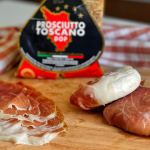 Tomini alla piastra con Prosciutto Toscano Dop